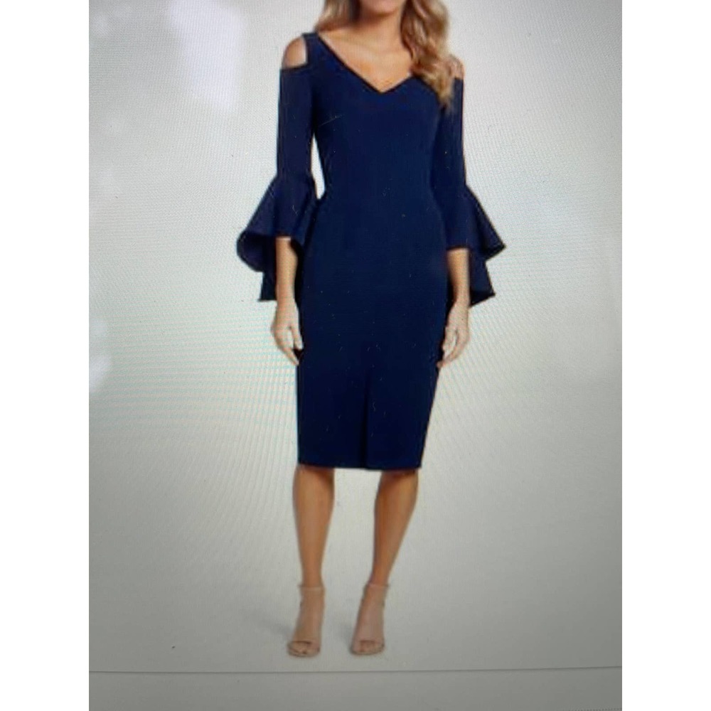 NWT- MAGGIE LONDON COLD SHOULDER DRESS